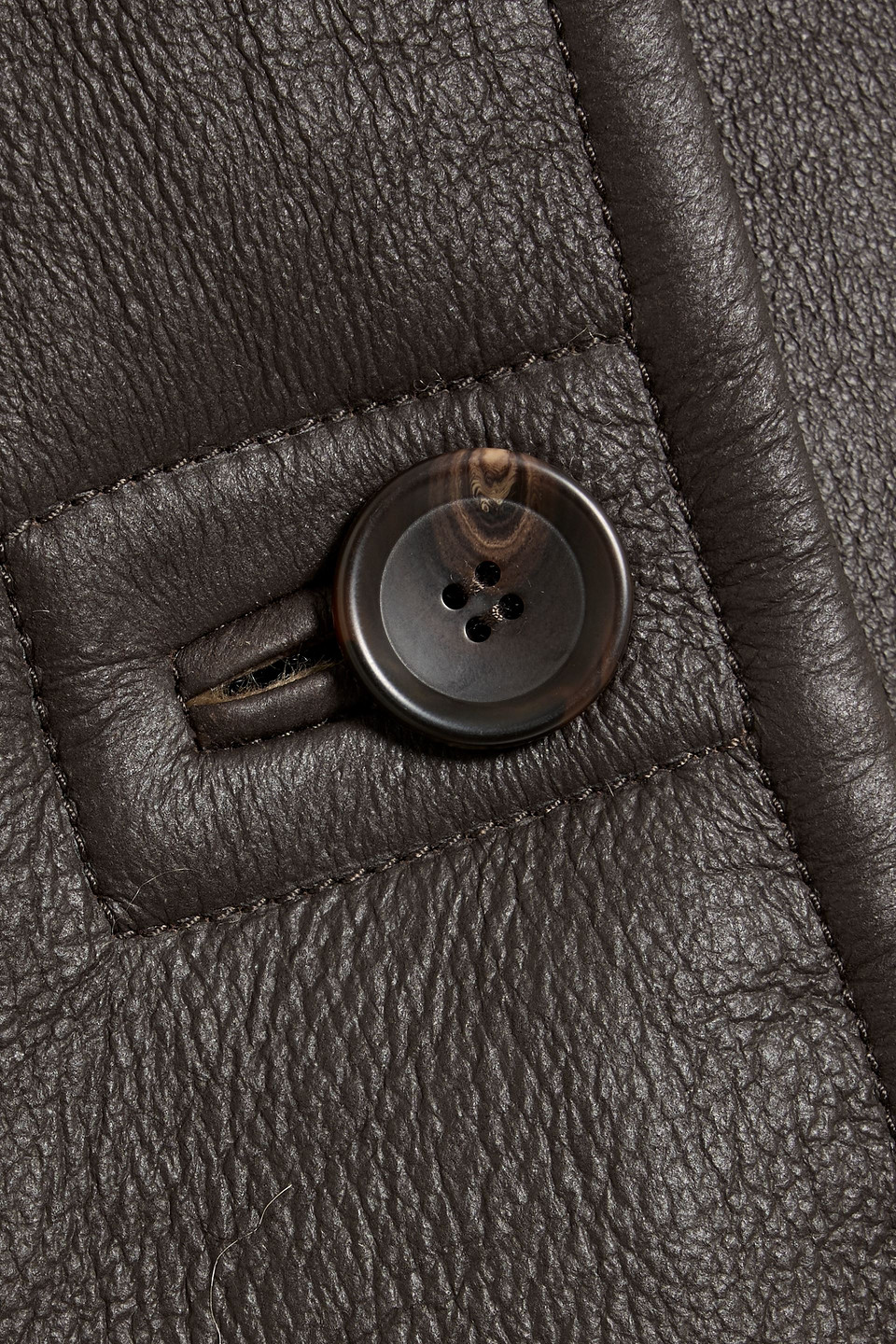 Bally Shearling Coat In Multi