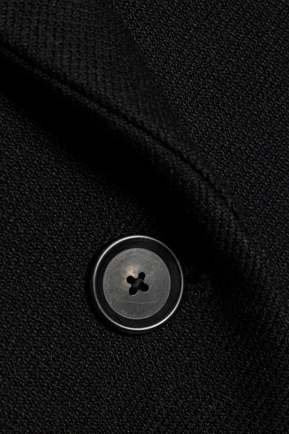 Rohe Oversized Double-breasted Wool Coat In Black