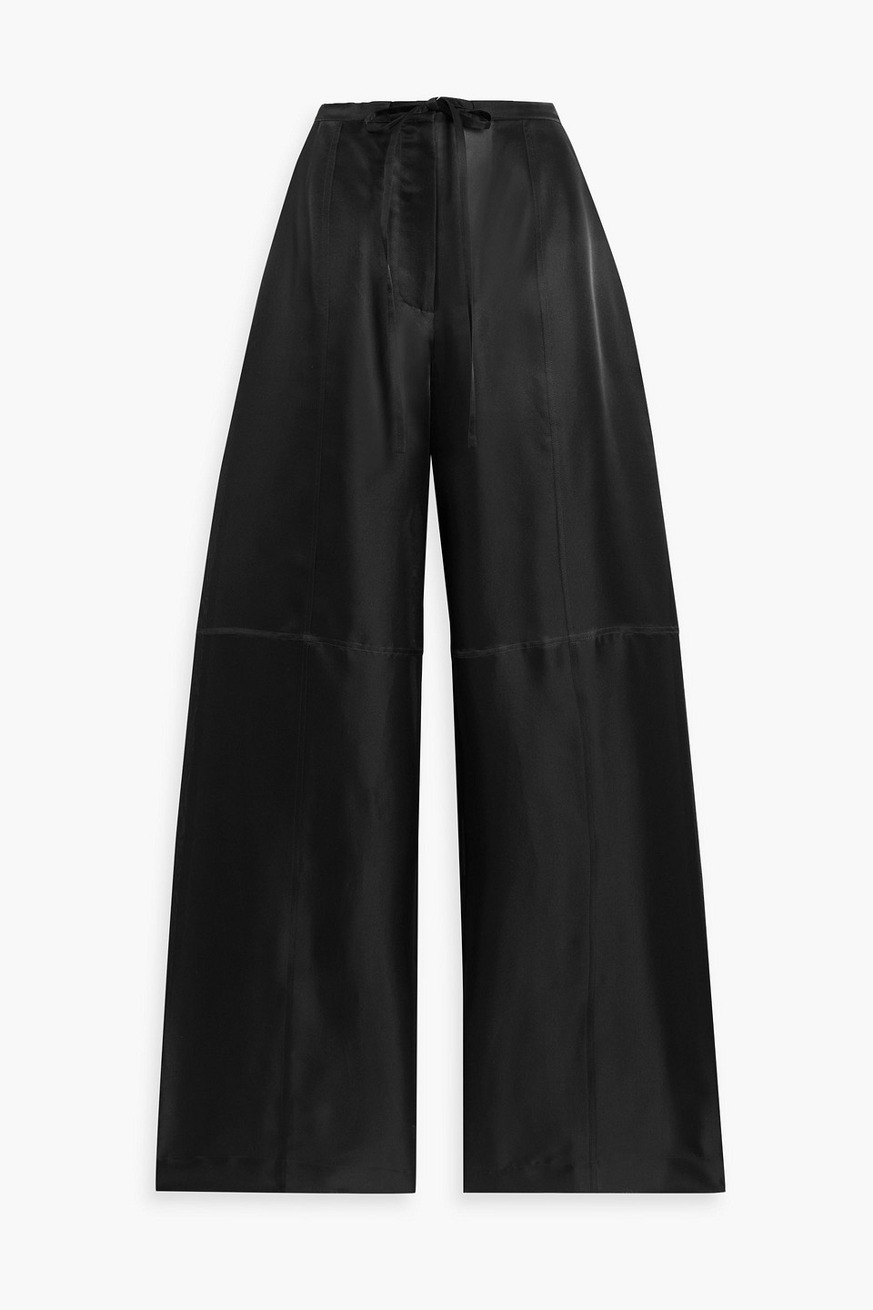 Rohe Silk-organza Wide-leg Pants In Black