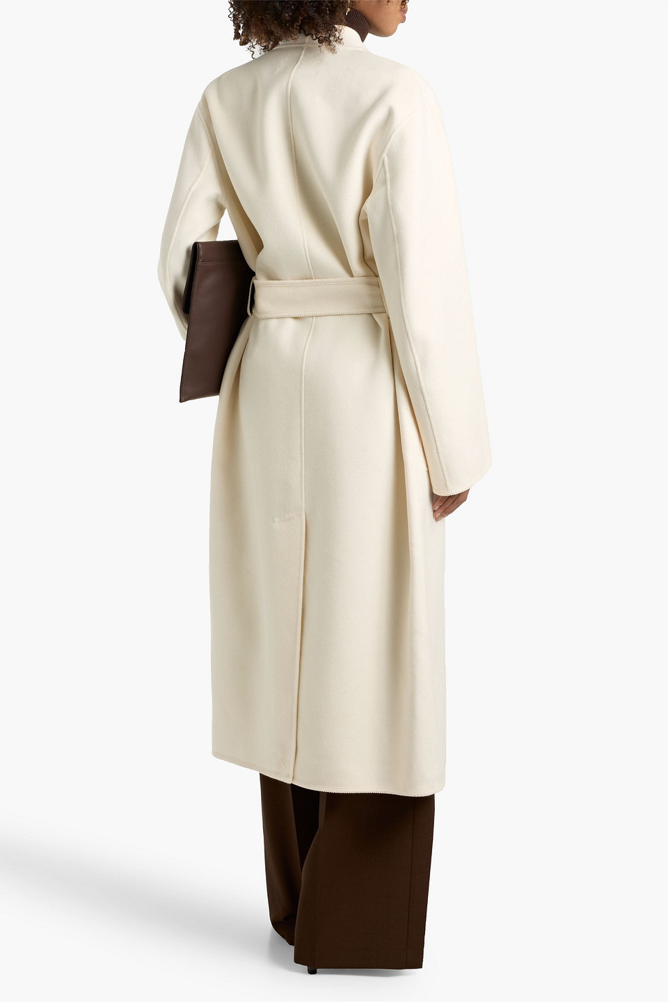 Rohe Wool-felt Coat In White