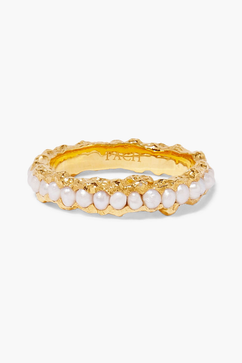Pacharee Gold-plated Pearl Ring