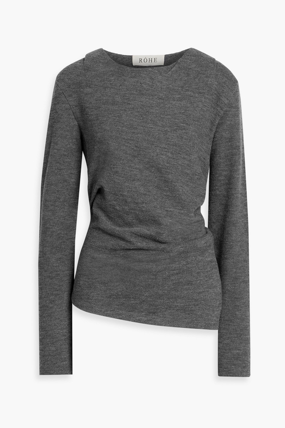 Rohe Wool And Cotton-blend Sweater In Gray