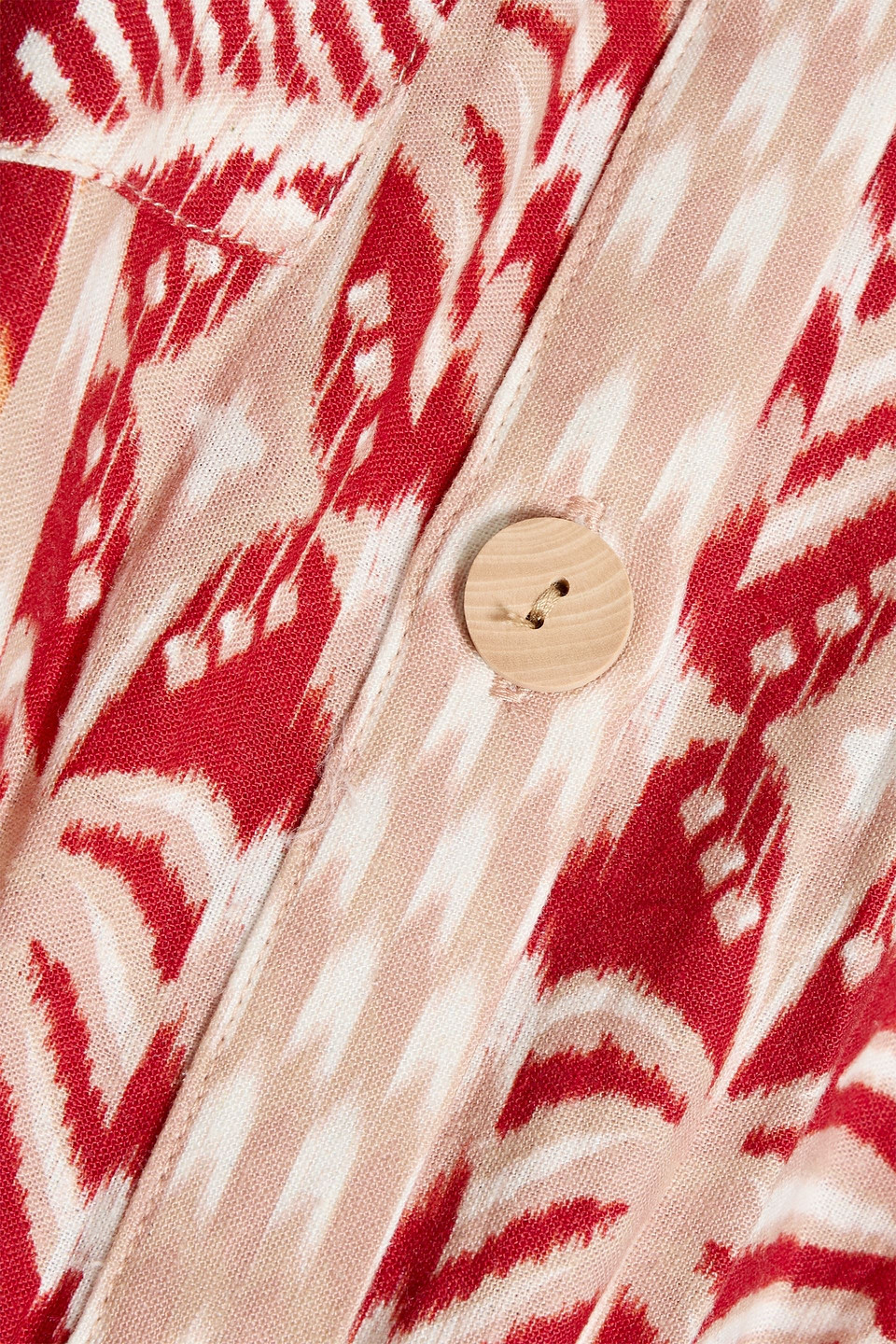 Farm Rio Printed Linen-blend Playsuit In Multi