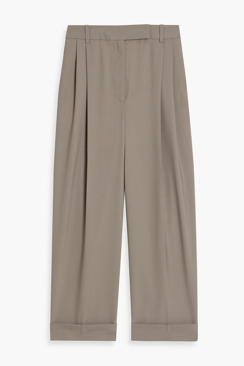 Rohe Grain De Poudre Culottes In Brown