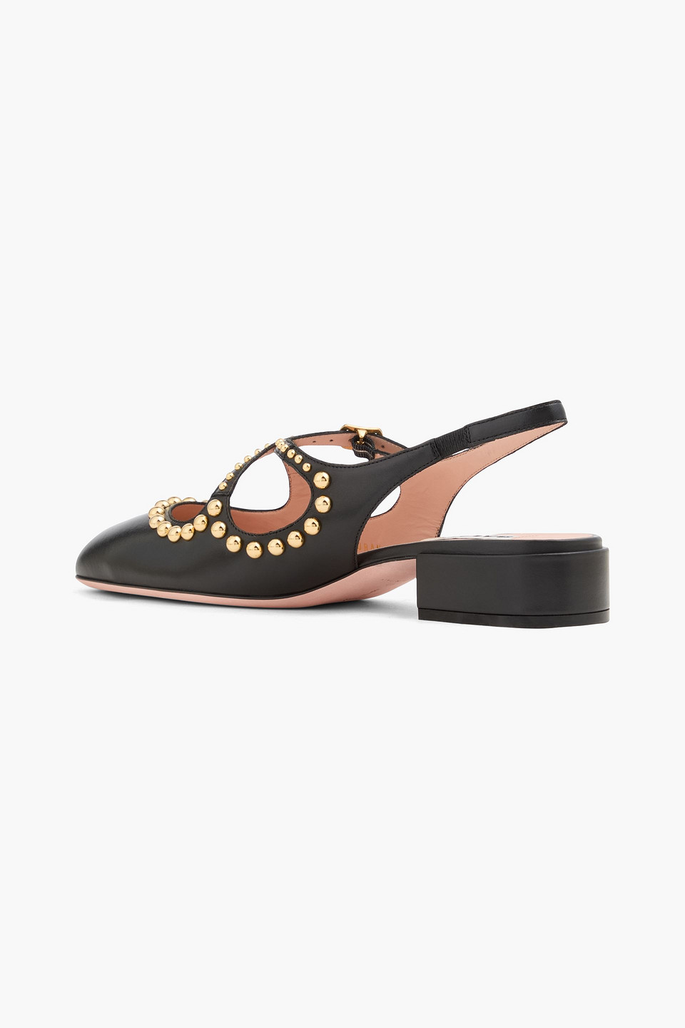  Bally - Blariska 30 Studded Glossed-leather Pumps - Black - Eu 41 