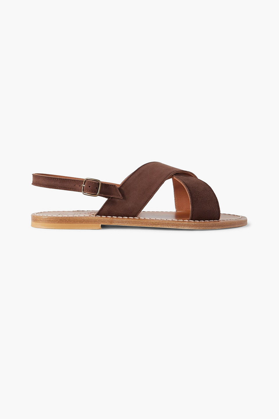 Kjacques Osorno Suede Sandals In Brown