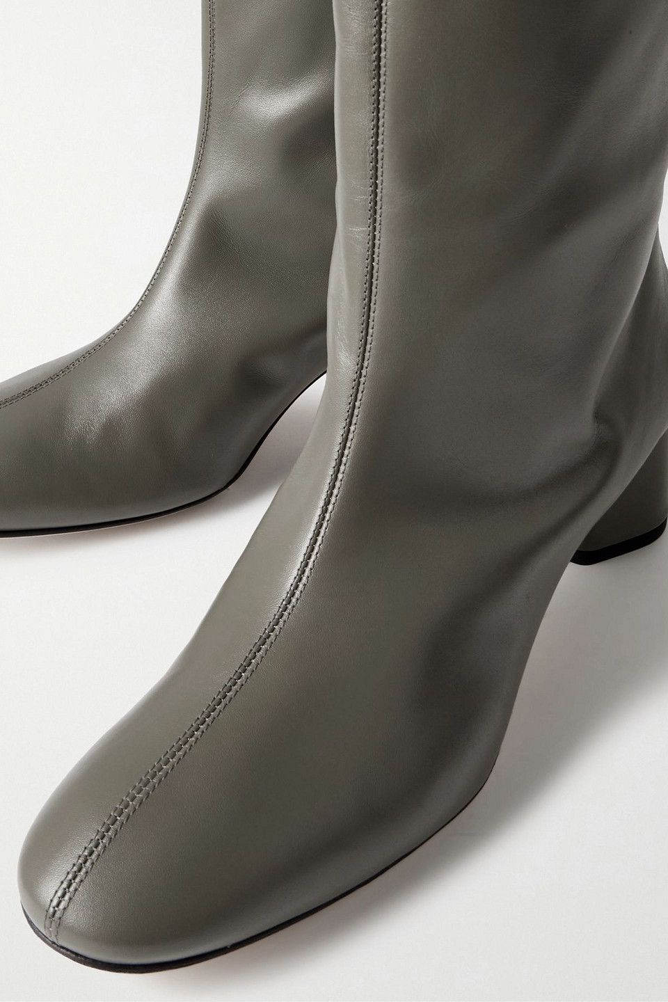Aeyde Willa Leather Knee Boots In Multi