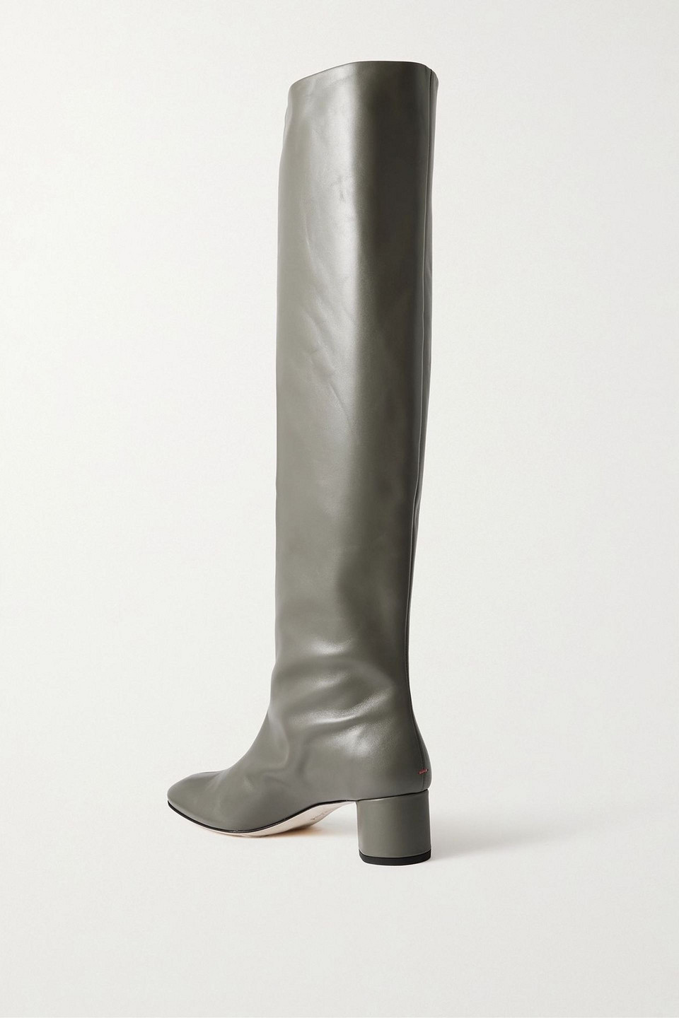 Aeyde Willa Leather Knee Boots In Multi