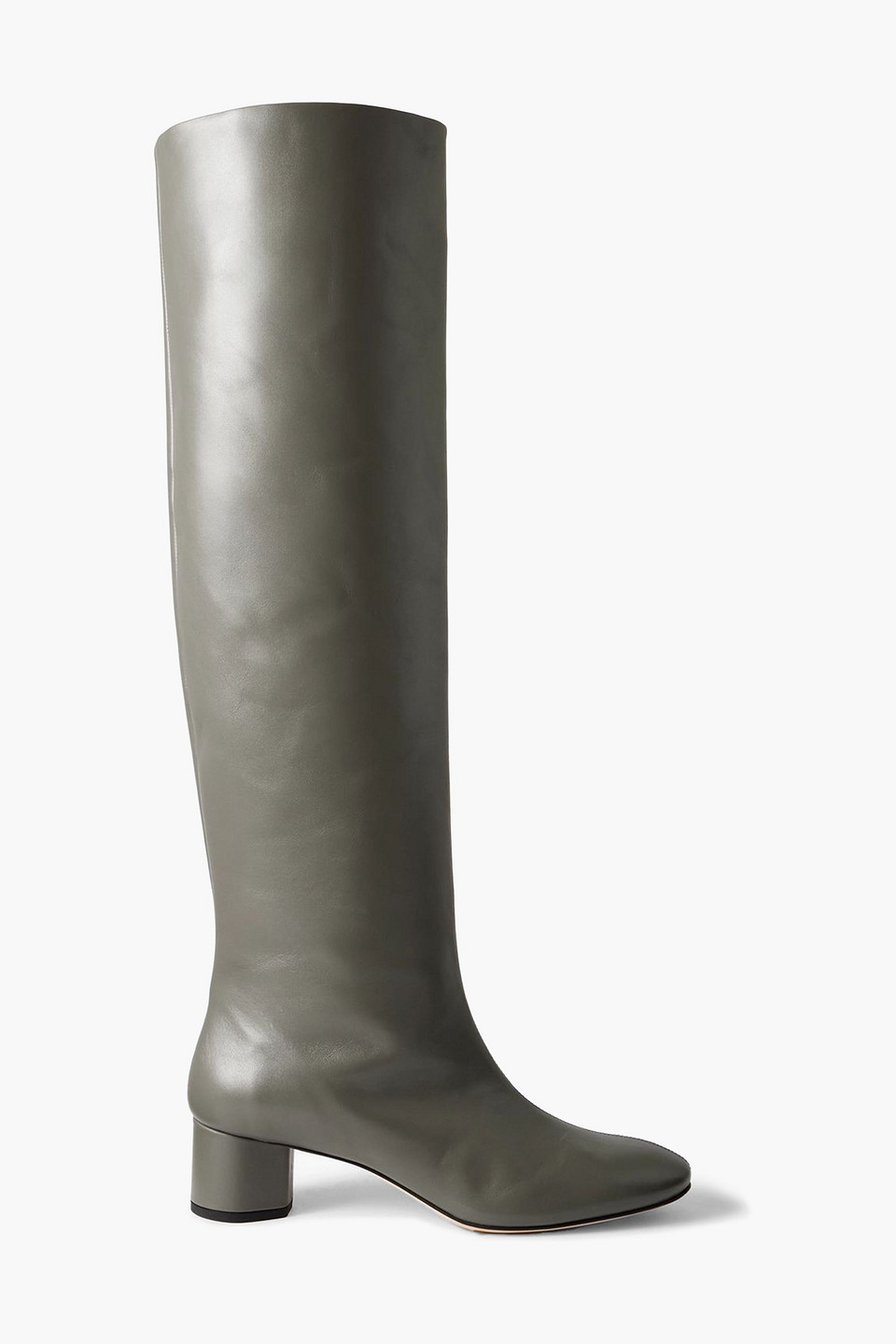 Aeyde Willa Leather Knee Boots In Multi