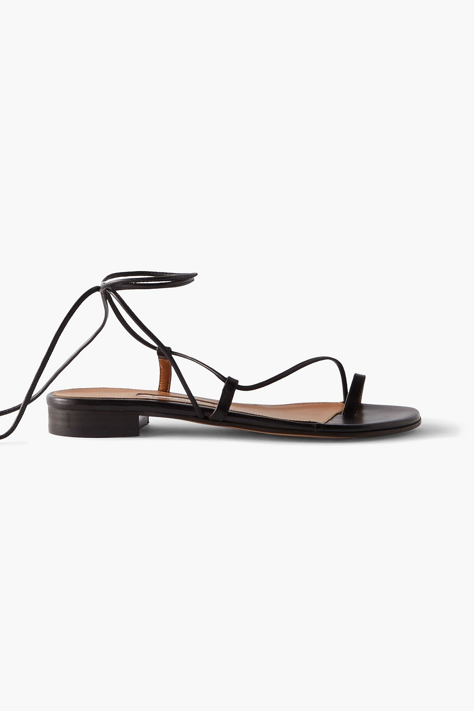 emme parsons - susan leather sandals - black - eu 35
