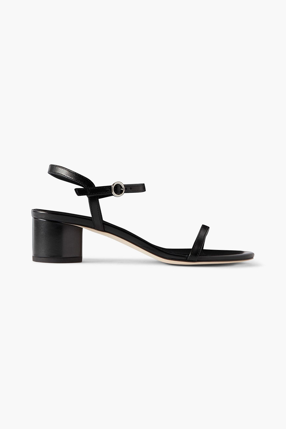 aeyde - immi leather sandals - black - eu 41
