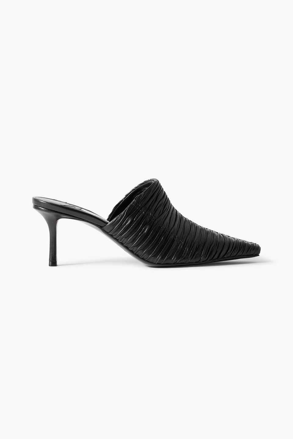 Jimmy Choo Lotta 65 Ruched Leather Mules In Multi