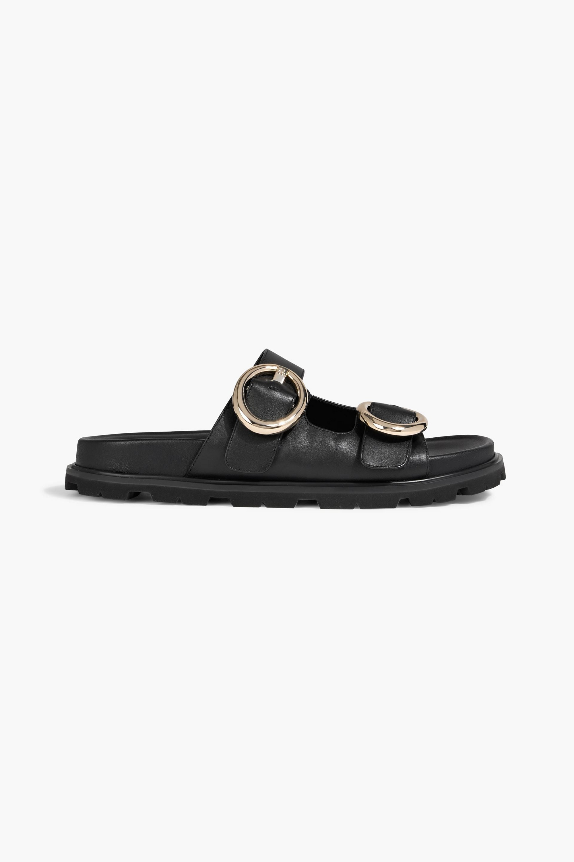 Stuart Weitzman Benni buckled leather sandals