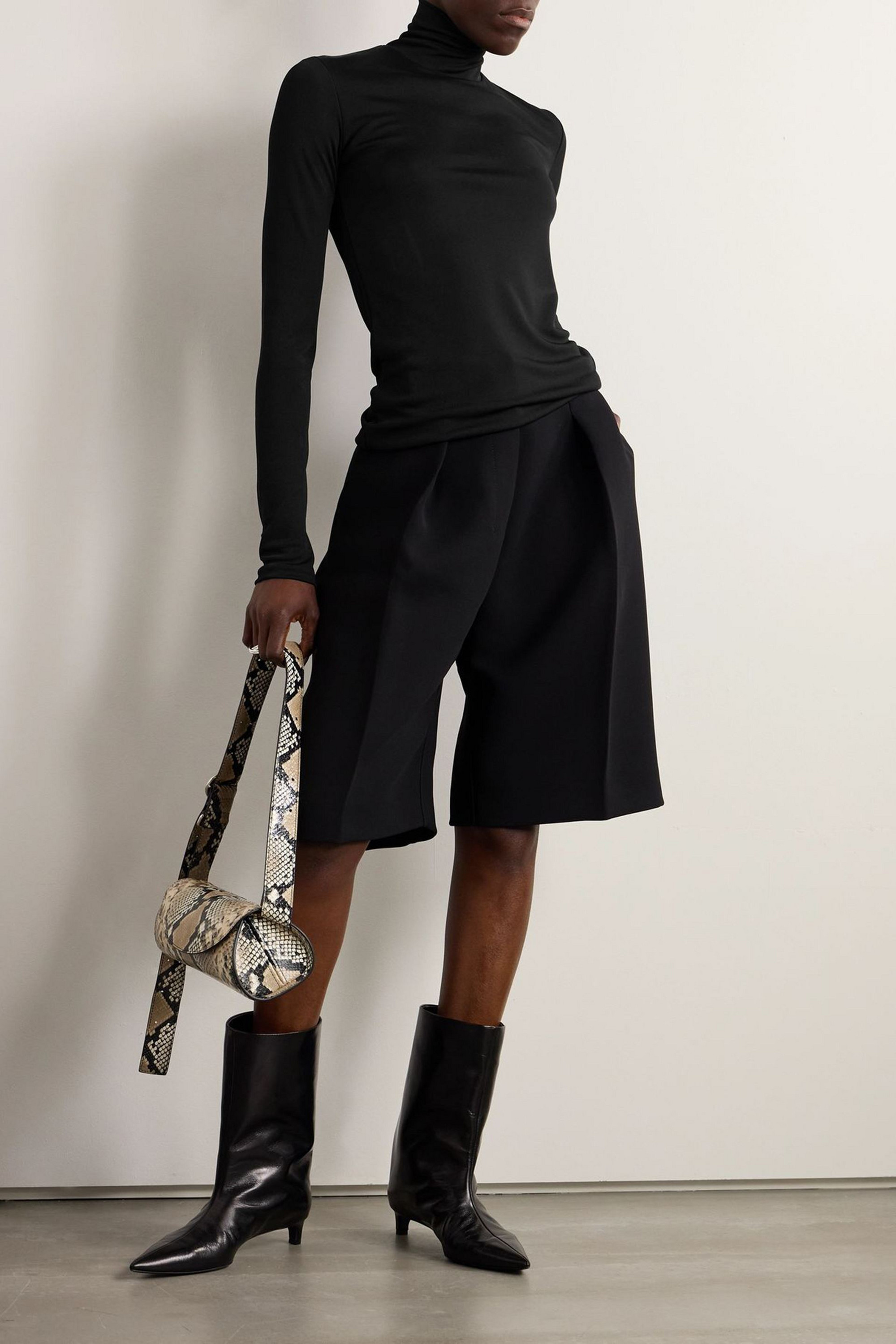 Jil Sander Crepe turtleneck top