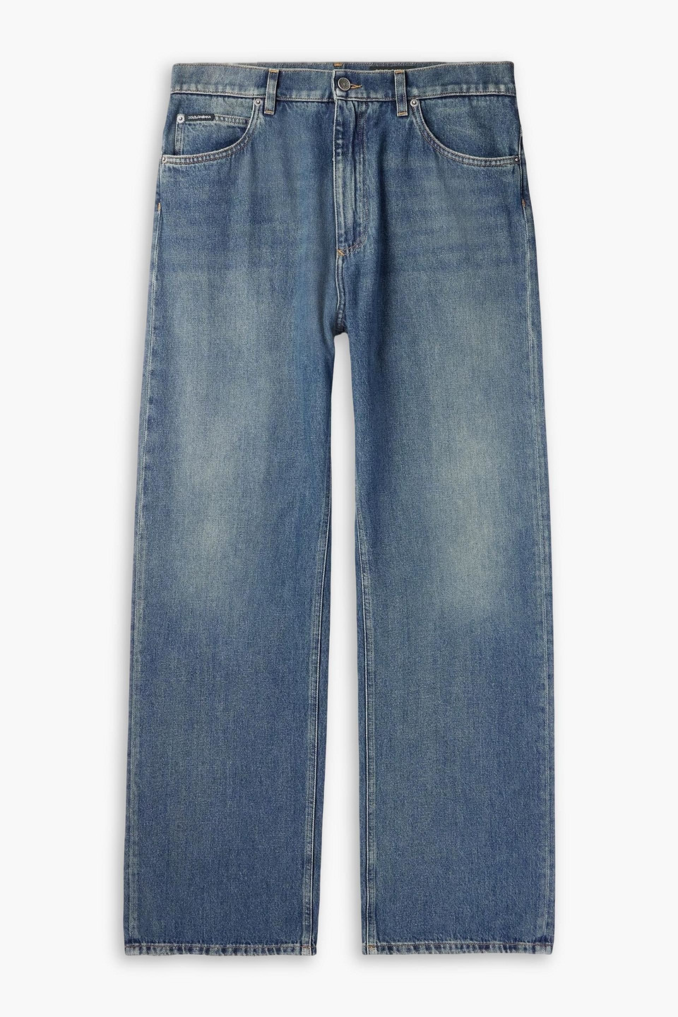dolce&gabbana - straight-leg jeans - blue - it 50