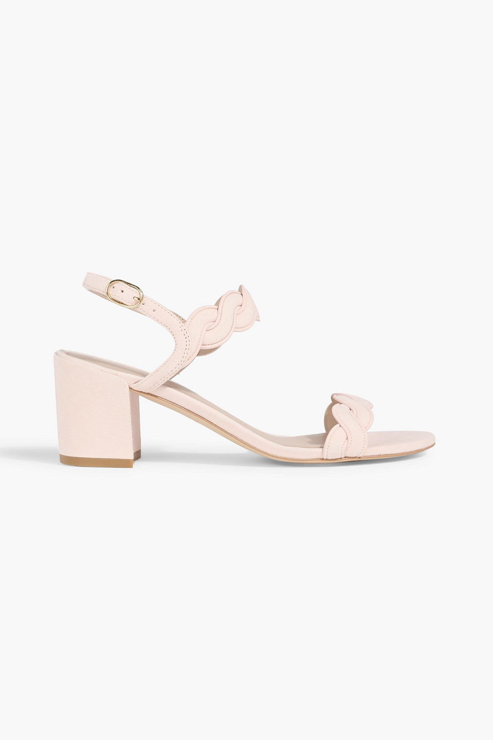 stuart weitzman - twistie suede sandals - pink - us 6