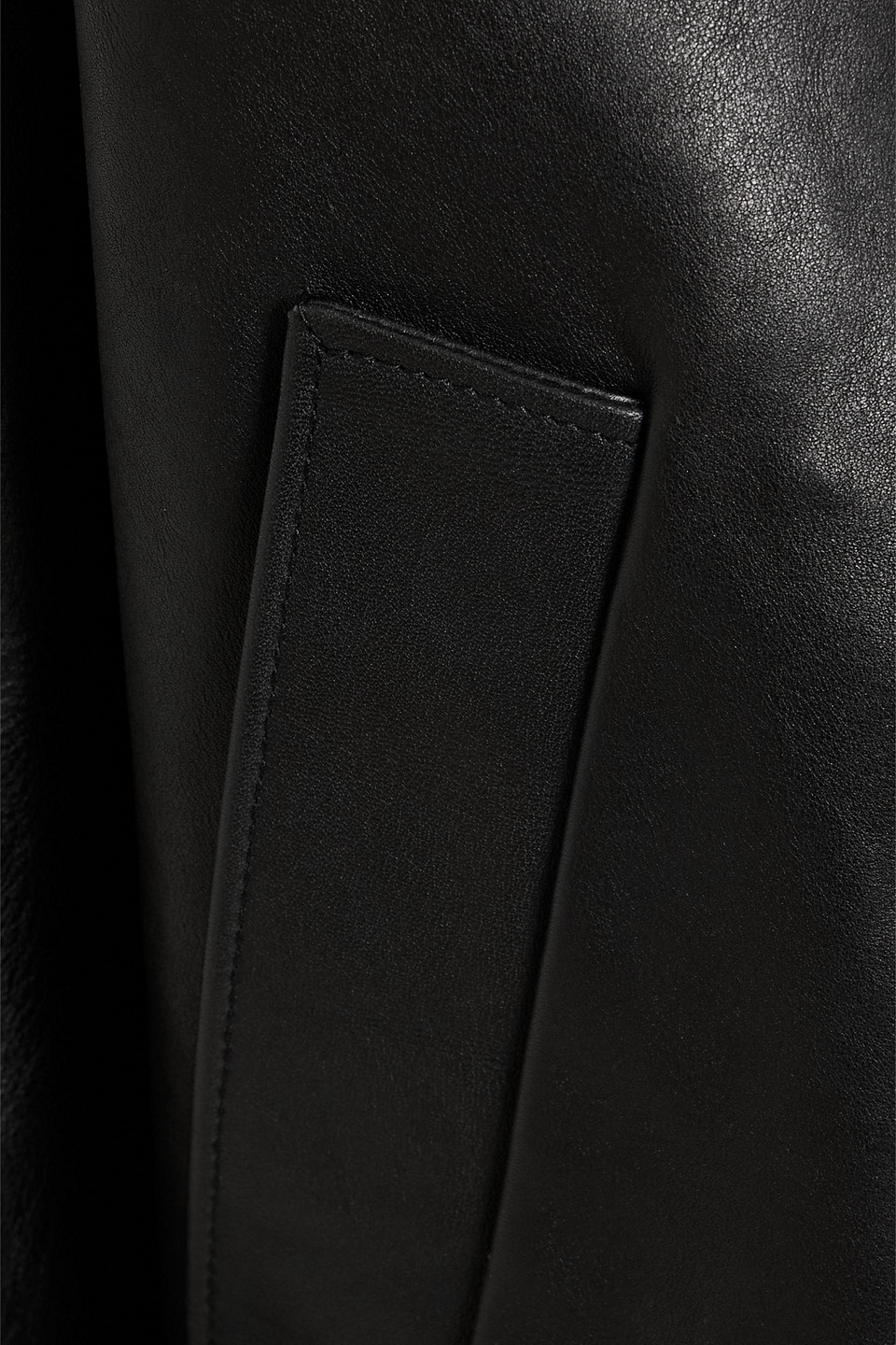 Frame Leather Biker Jacket In Black