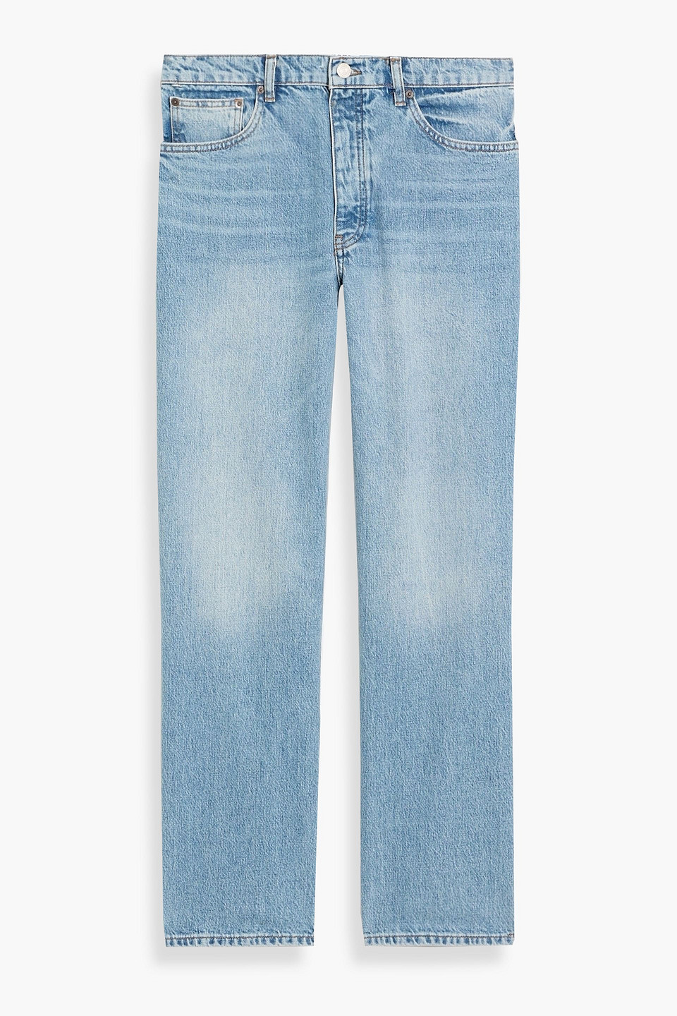 frame - wide-leg denim jeans - blue - 28