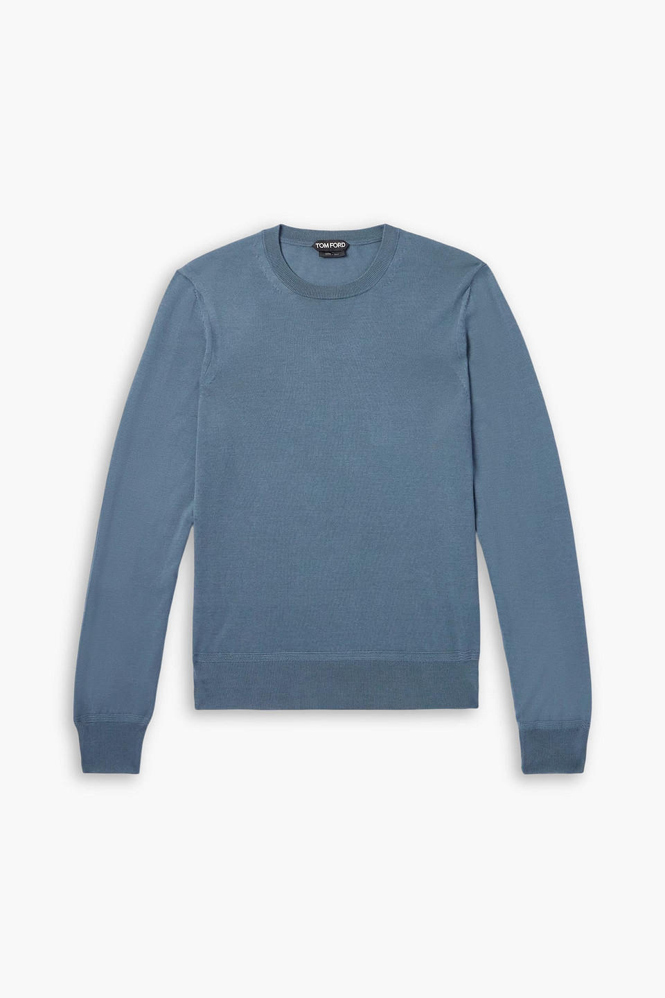 tom ford - cashmere and silk-blend sweater - blue - it 46