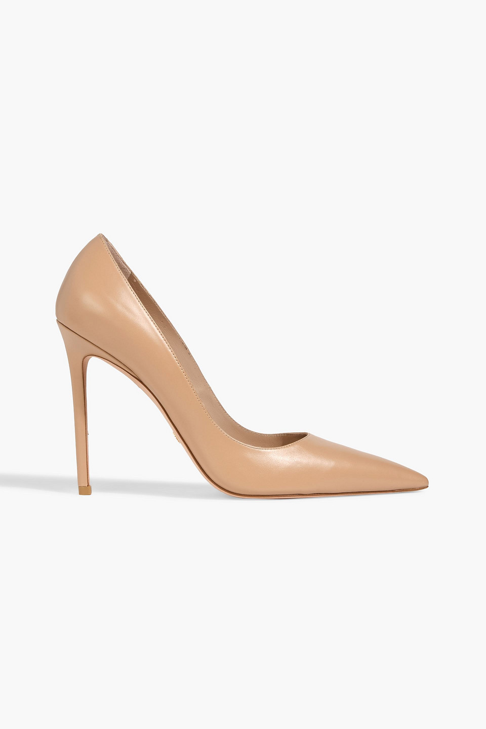stuart weitzman - stuart 110 leather pumps - neutral - us 7