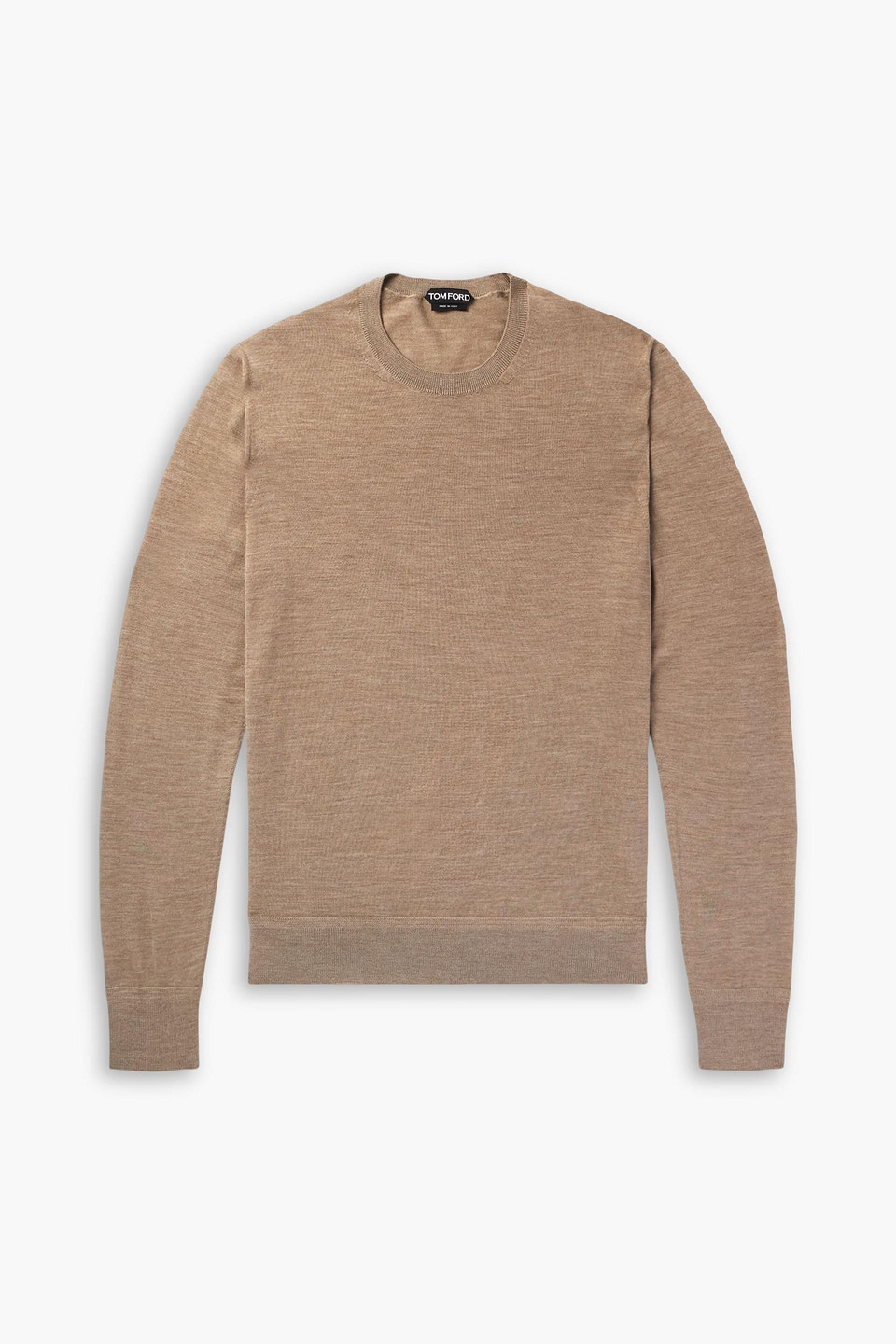 tom ford - slim-fit wool sweater - brown - it 48