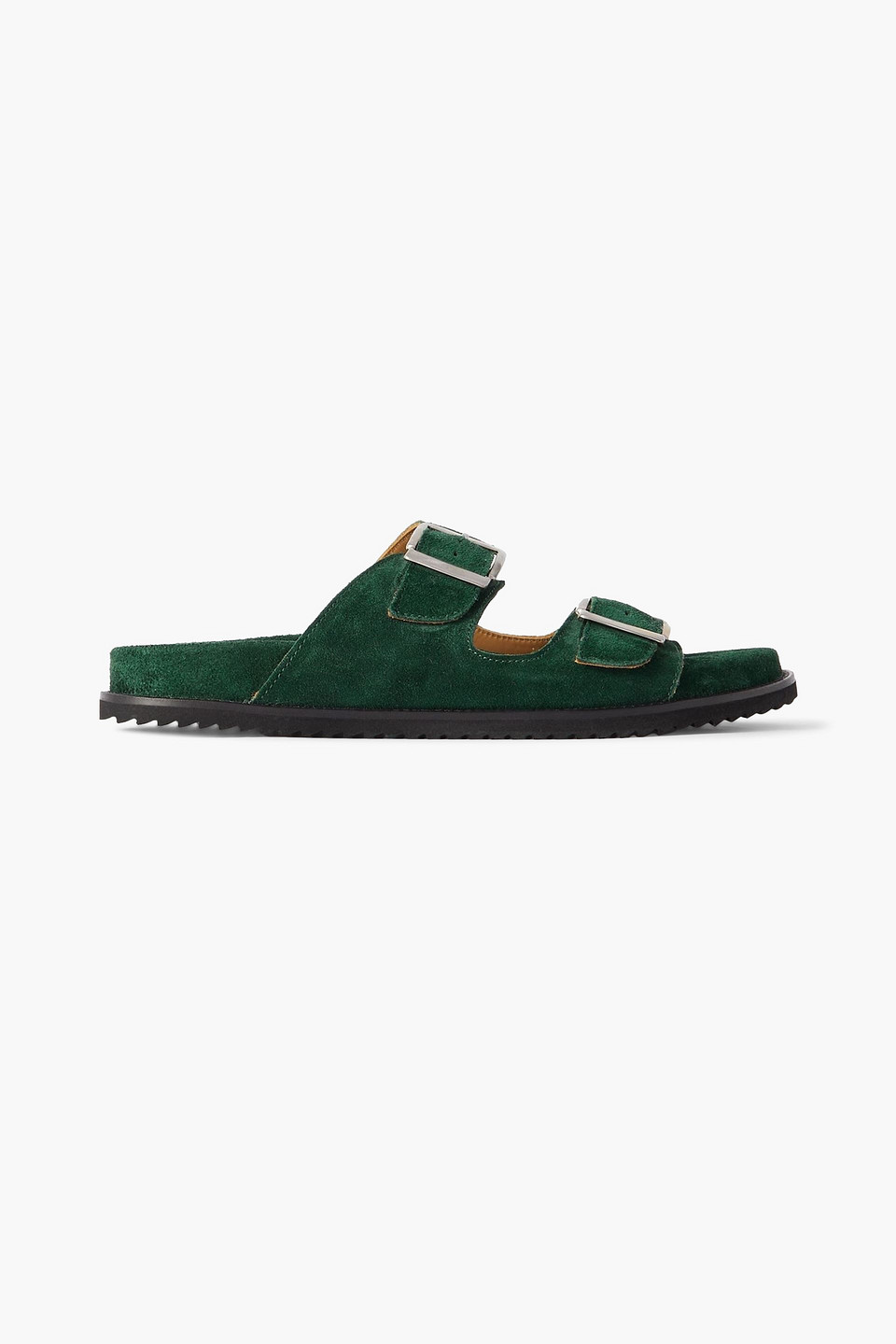 mr p. - david suede sandals - green - uk 7
