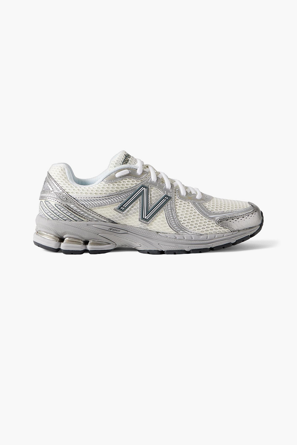 new balance - 860v2 ceres rubber and mesh sneakers - metallic - us 6