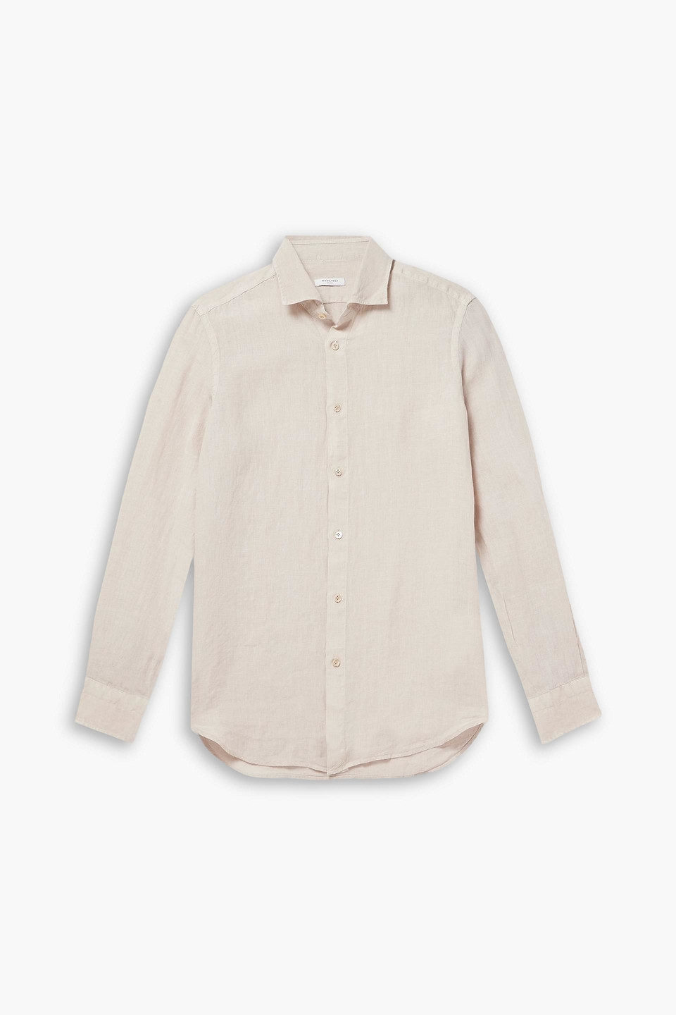 boglioli - linen shirt - neutral - eu 43