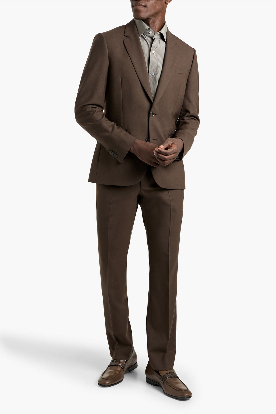 Paul Smith - Wool-twill Suit - Brown - Us 36 