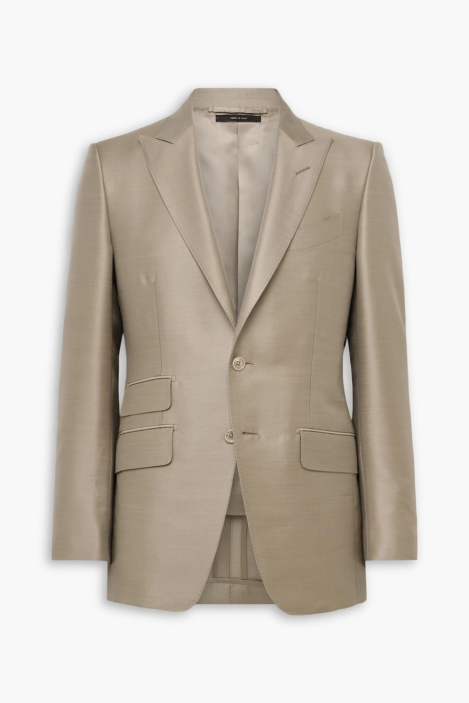 tom ford - o'connor slim-fit wool, mohair and silk-blend twill suit jacket - neutral - it 50