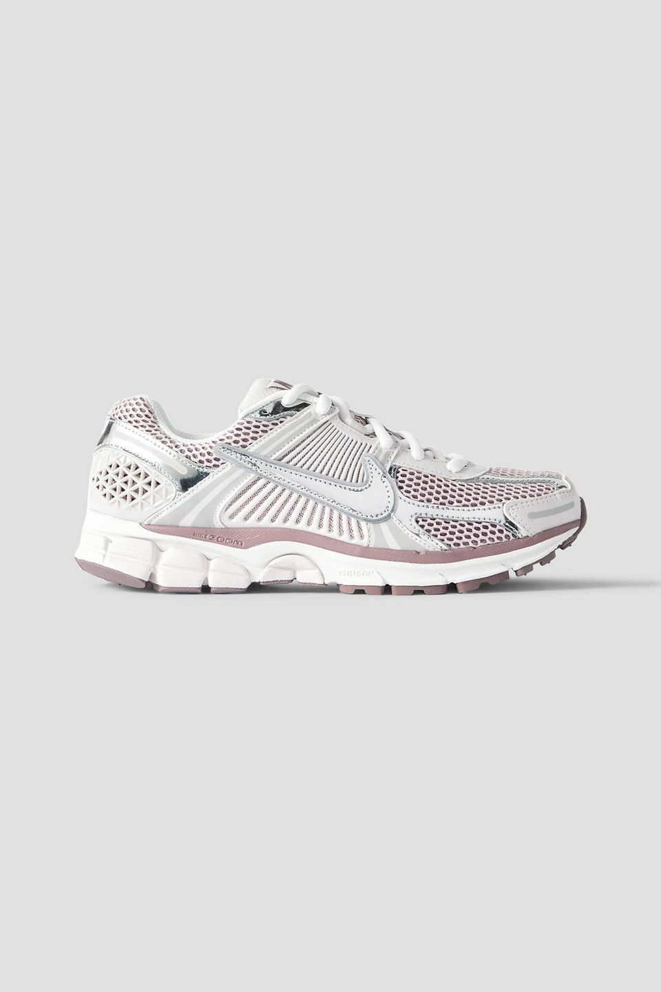 nike - zoom vomero 5 leather and rubber-trimmed mesh sneakers - white - w 13 / m 11.5