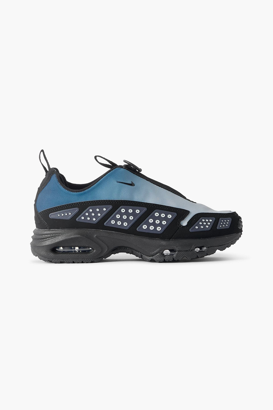 nike - air max sndr rubber-trimmed scuba sneakers - blue - w 6.5 / m 5