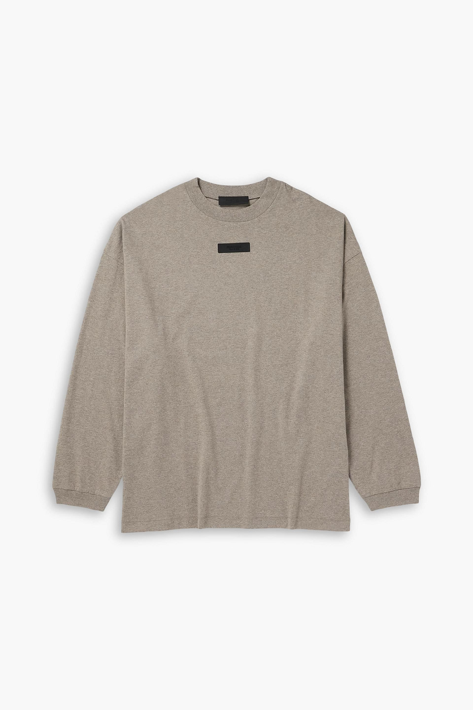 fear of god essentials - oversized logo-appliquéd cotton-jersey t-shirt - neutral - xl