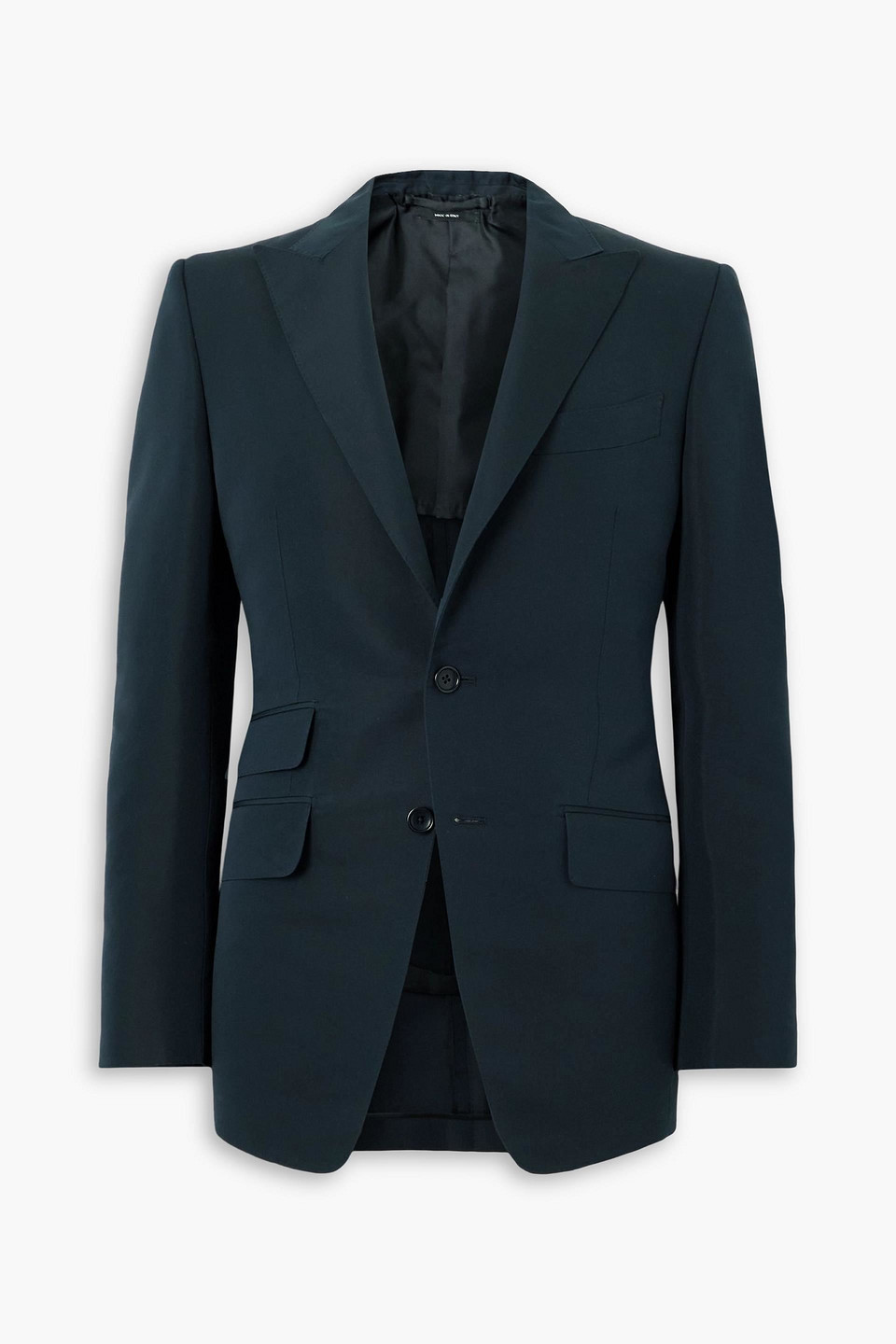 tom ford - o'connor slim-fit cotton and silk-blend twill suit jacket - black - it 50