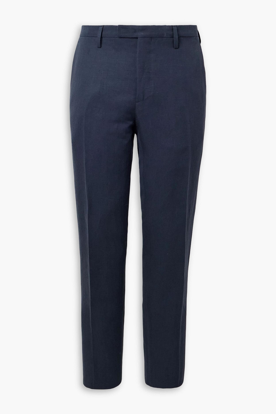 boglioli - straight-leg lyocell and linen-blend twill suit pants - blue - it 46