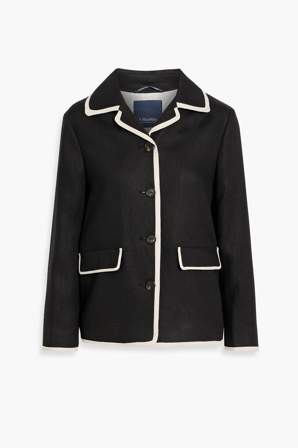 S MAX MARA Leslie linen jacket | THE OUTNET