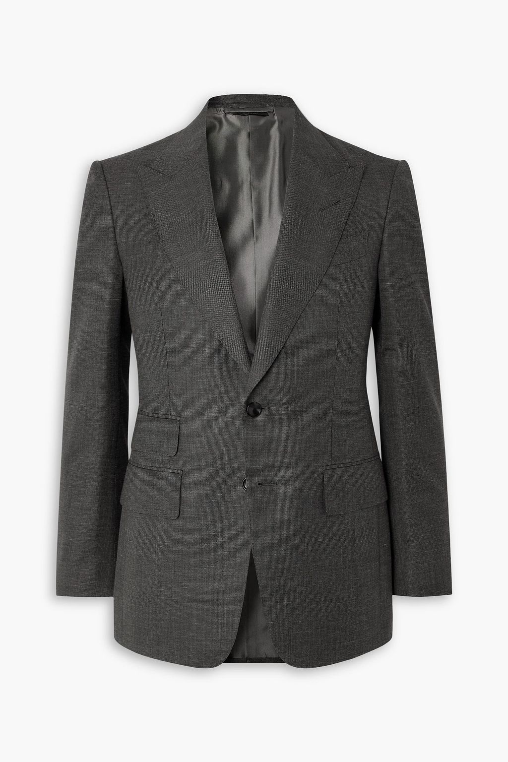 TOM FORD Shelton wool, mohair, linen and silk-blend suit jacket