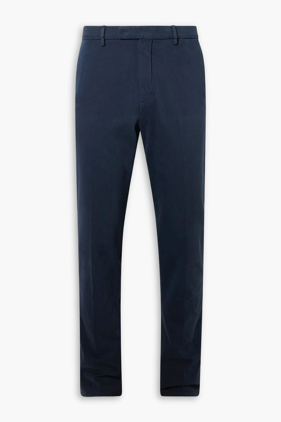 boglioli - straight-leg cotton-blend twill pants - blue - it 48