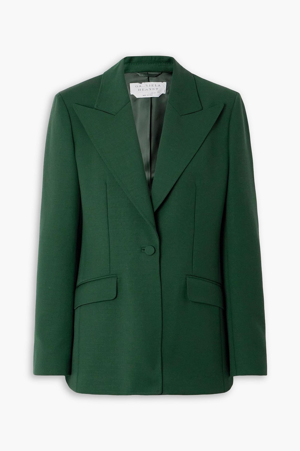gabriela hearst - leiva wool blazer - green - it 38