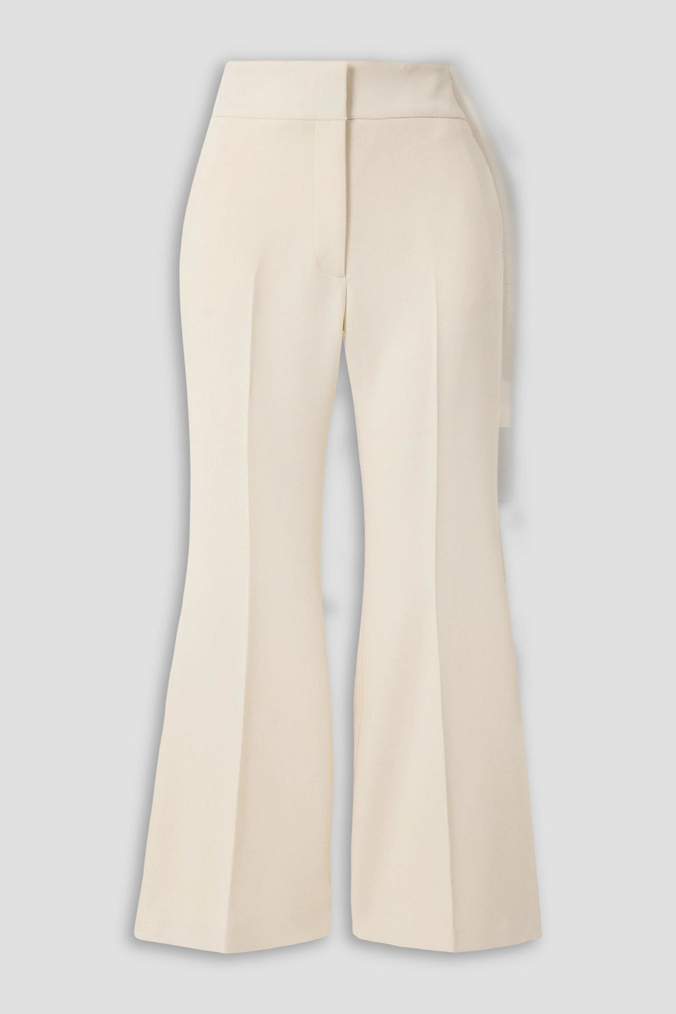 Gabriela Hearst Marsh Wool Flared Pants In Neutral