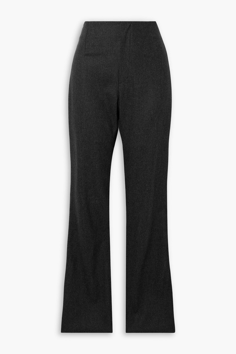 the frankie shop - morrison wool-blend straight-leg pants - gray - l