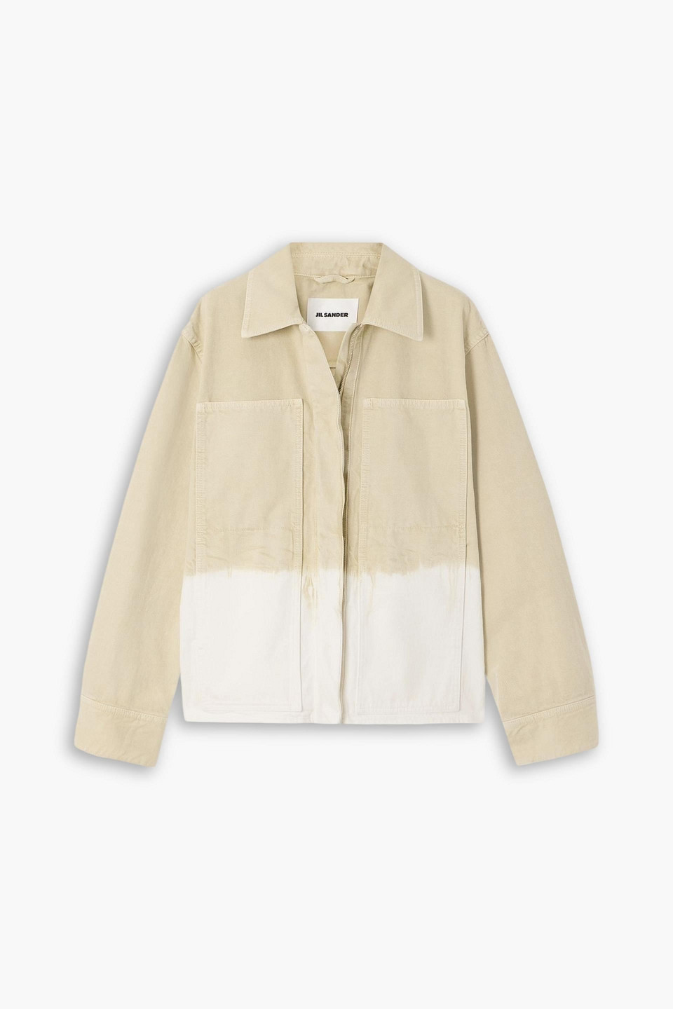 jil sander - dégradé denim jacket - neutral - fr 38