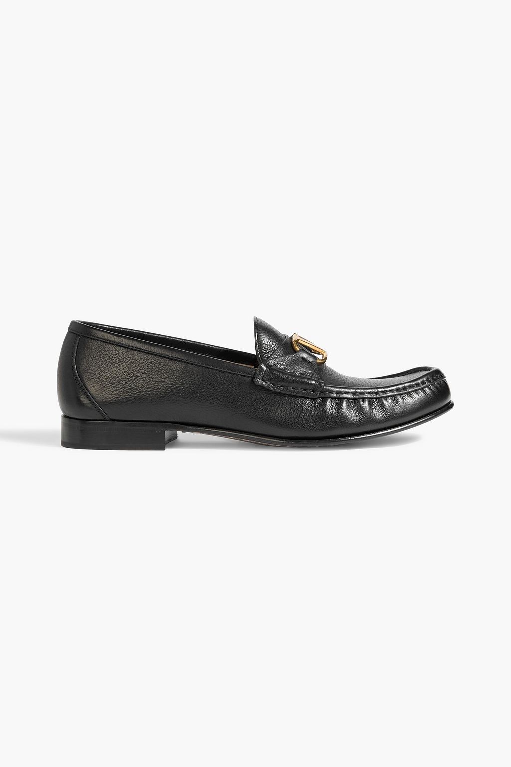 VALENTINO GARAVANI VLOGO Signature leather loafers | THE OUTNET
