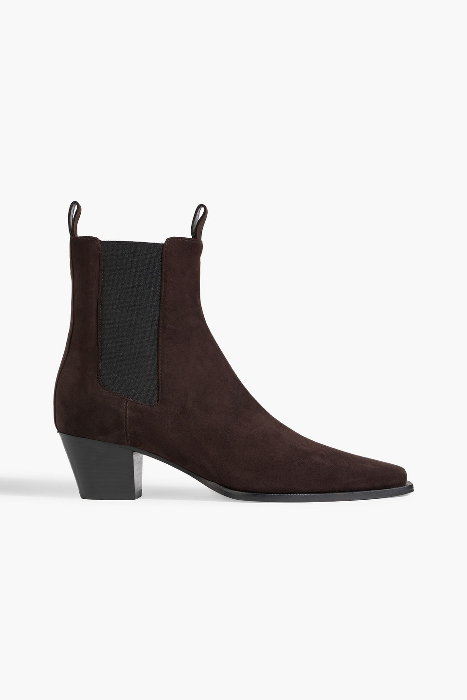 toteme - suede chelsea boots - brown - eu 36