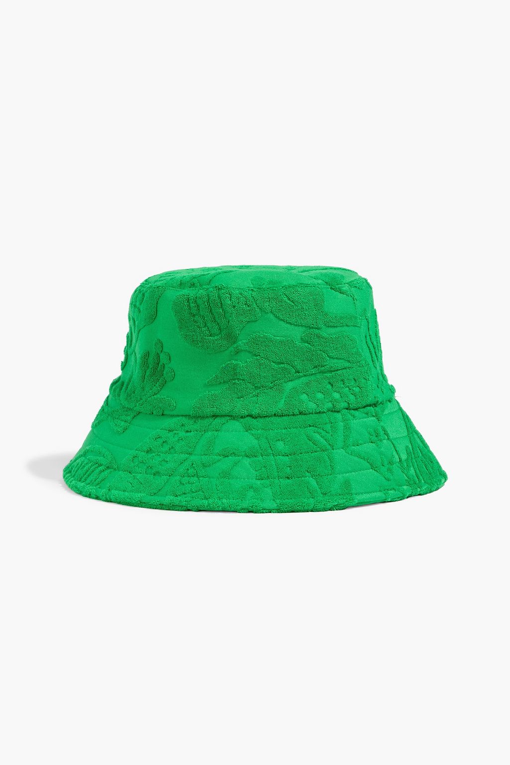 FARM RIO Cotton-blend terry-jacquard bucket hat | THE OUTNET