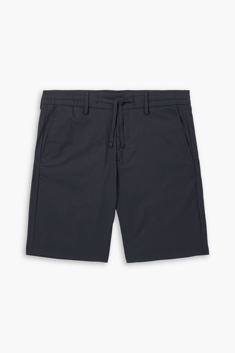 nn.07 - seb 1680 straight-leg cotton-blend twill drawstring shorts - blue - 28