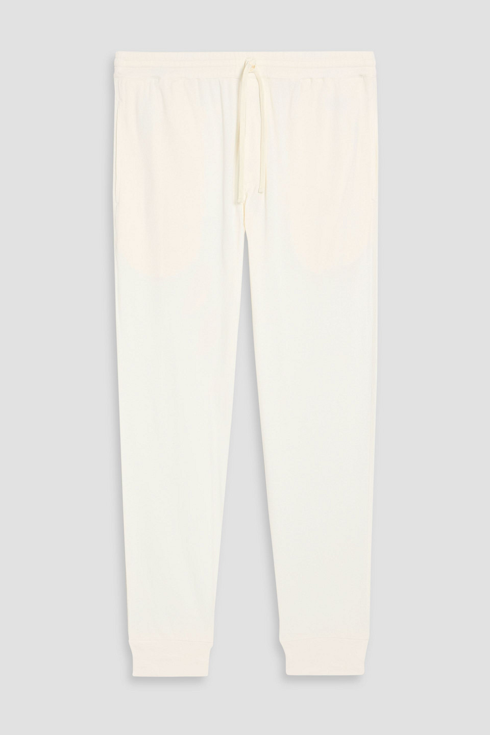 tom ford - modal and cotton-blend jersey sweatpants - white - it 56