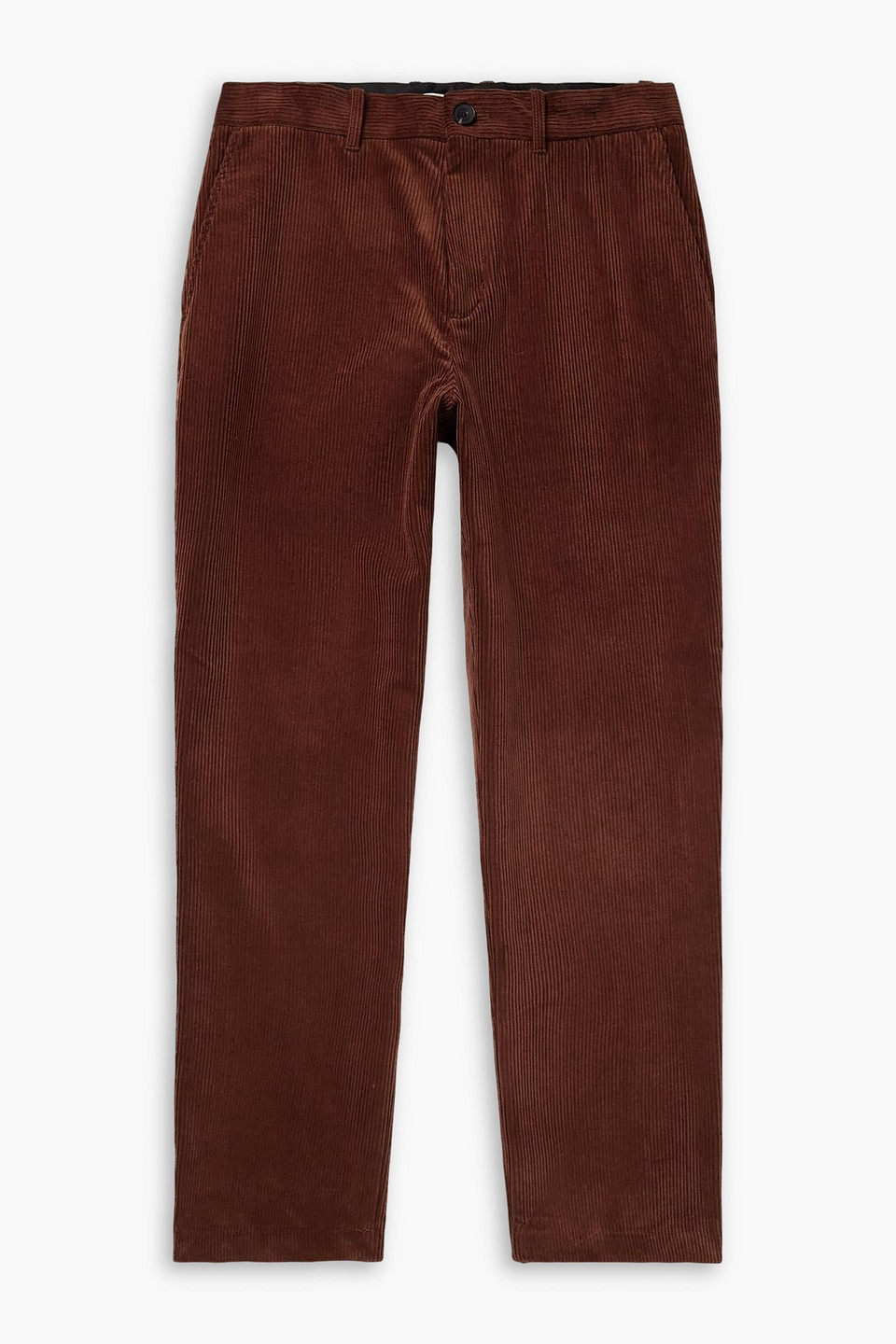 mr p. - edward straight-leg cotton-corduroy pants - brown - 28