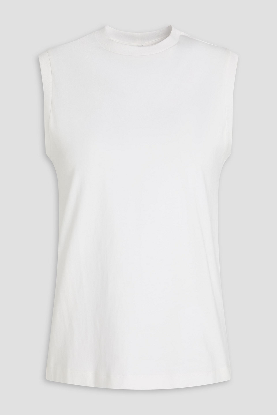 toteme - stretch-jersey top - white - xxs