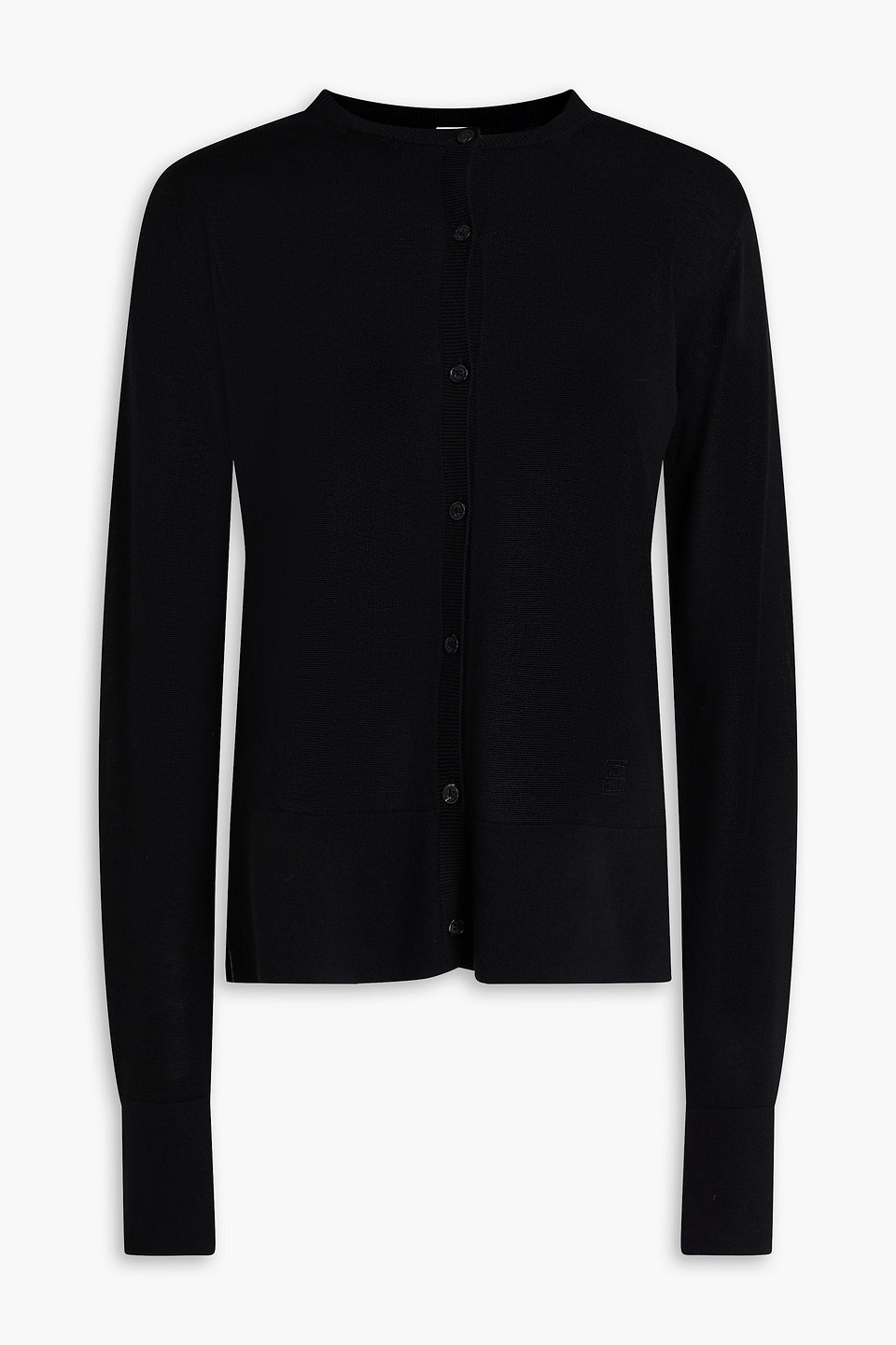 Totême Lyocell-blend Cardigan In Black